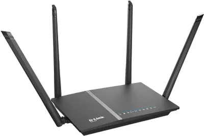 Obrázek produktu pro D-Link DIR-825, Wi-Fi 5 (802.11ac), Dvoupásmový (2,4 GHz / 5 GHz), Připojení na síť Ethernet, Černá, Stolní router