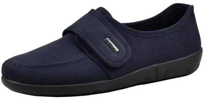 Produktbild von Rohde Damen Hausschuhe Slipper Klettverschluss trageangenehm Ballerup 2222, Größ