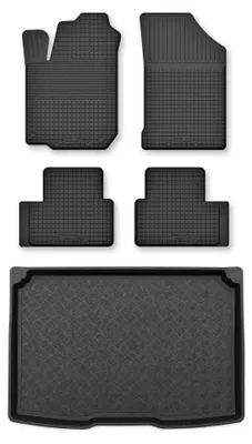 Immagine prodotto di Tappetini a vasca + bagagliaio per Dacia Sandero III 2021- hatchback 5 pezzi