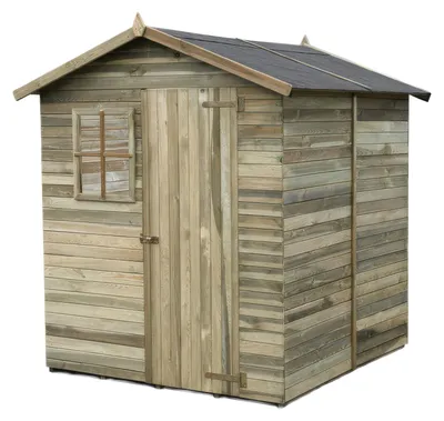Produktbild von Gartenhaus inkl. Fußboden - Abmessungen: 183 x 183 x 225 cm (L x B x H)