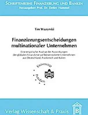 Produktbild von Wazynski, T: Finanzierungsentscheidungen multinationaler