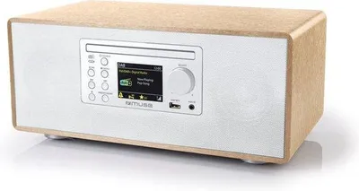 Obrázek produktu pro Hi-Fi mikrosystém s podporou Bluetooth, CD přehrávačem a rádiem DAB-FM – 60 W, bílý