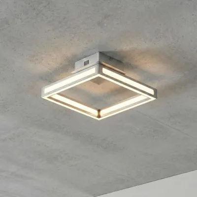 Produktbild von EGLO Altaflor, 4 Glühbirne(n), LED, 3000 K, 1520 lm, IP20, Satinierter Stahl, Weiß