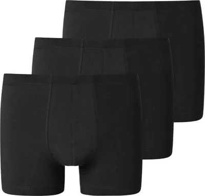 Produktbild von Schiesser Herren 3 er Pack Shorts Gr. 7  schwarz