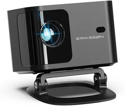 Obrázek produktu pro Erikssøn Beamer Prime Mini: Kompaktní projektor s 5000 ANSI lumen, krátkodobým projekčním poměrem, rozlišením 1920×1020 (16:10) a operačním systémem Android TV