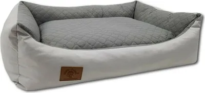 Image de XL Lit pour chien Coussin pour chien Canapé pour chien Lit pour chat 100x70 imperméable Gris