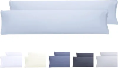 Image de Ensemble de 2 taies d'oreiller en microfibre extra-douces et hypoallergéniques