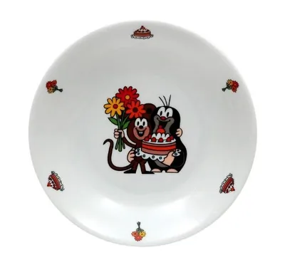 Produktbild von Thun 1794 Maulwurf und Kuchen, tiefer Teller 20, tschechisches Porzellan, Thun