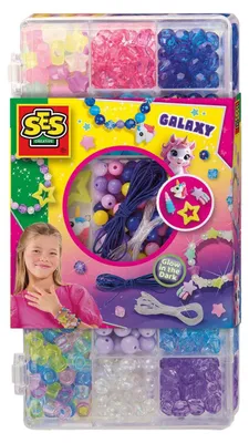 Produktbild von SES CREATIVE Galaxy Schmuckperlen-Set 14773