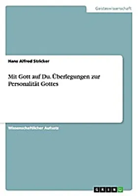 Zdjęcie produktu dla Mit Gott auf Du. Überlegungen zur Personalität Gottes