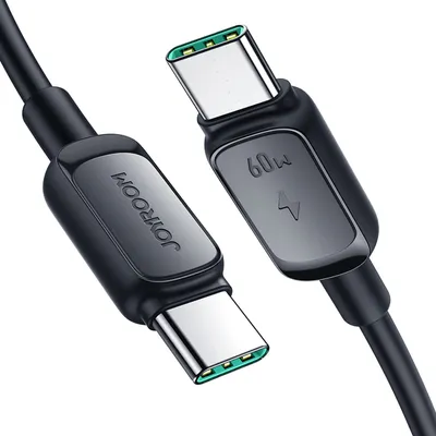 Zdjęcie produktu dla Kabel Joyroom S-CC100A14, USB-C do USB-C, 100 W, 1,2 m, czarny