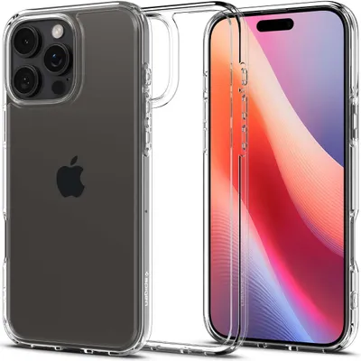 Zdjęcie produktu dla Spigen Crystal Hybrid, Pokrowiec, Apple, iPhone 16 Pro Max, 17,5 cm (6.9"), Przezroczysty