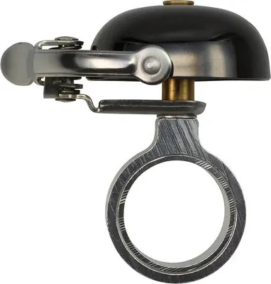 Productafbeelding van Fietsbel - Mini Suzu headset spacer bevestiging Neo zwart - Crane Bell