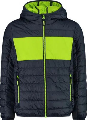Produktbild von Cmp Kid Jacket Fix Hood B.blue-Limegreen 116
