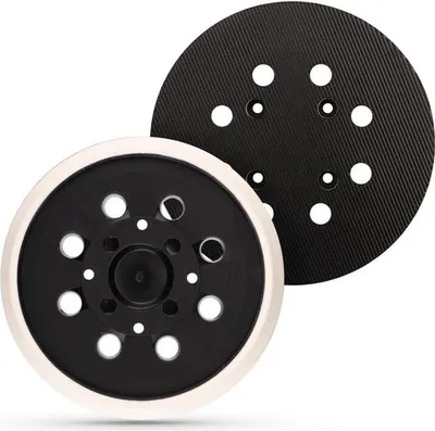 Produktbild von 2 Stück 125 mm Professional Schleifteller mit Hook und Loop 8 Löcher Schleifplatte Kompatibel mit Bosch PEX 300 AE und PEX 400 AE Exzentrischer Schleifmaschine, für Werkstatt, Holzschliff, Heimwerker