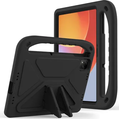 Image de Etui de protection pour Infinix Xpad 11" 2024, étui enfant léger en EVA avec poignée et support Noir
