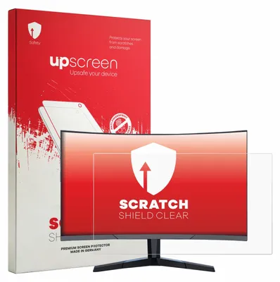 Produktbild von upscreen Schutzfolie für Koorui 24E6CA curved Displayschutz Displayschutzfolie Folie Klar Transparent