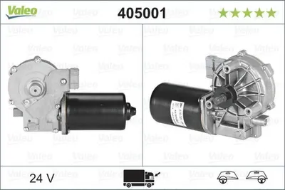 Produktbild von VALEO 405001 Wischermotor Vorne für MAN TGM TGX TGS TGA TGL