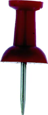 Image de Aiguille pour tableau d'affichage 7,5mm rouge UE=40 pièces