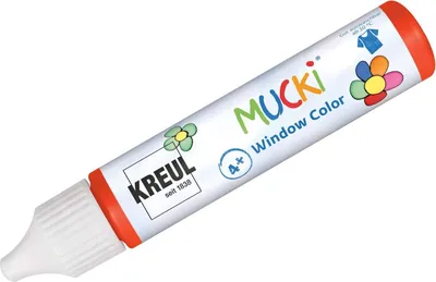 Image de KREUL Window Color Pen "MUCKI" rot 29 ml