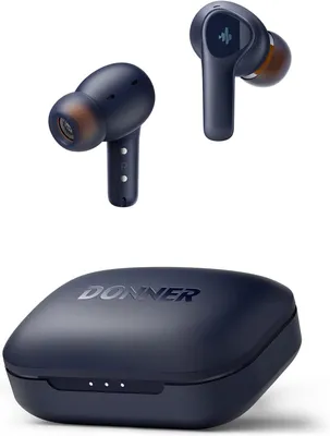 Produktbild von mit Geräuschunterdrückung, in Ear Kopfhörer kabellos mit 12mm Audiotreiber, intensiver Bass, Noise Cancelling mit 4 Mikrofone,32Std Akku,Bluetooth 5.2