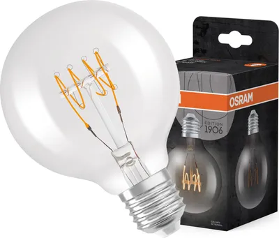Zdjęcie produktu dla OSRAM LED Filament Globe 80 4,8W 470lm E27 2.700K klar 351710 4099854075704
