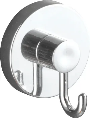 Produktbild von WENKO 2er Set Bad Haken ohne Bohren Garderobe Handtuch Halter Gäste WC Küche