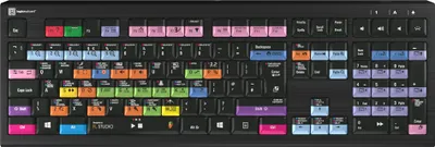 Immagine prodotto di Logickeyboard LKB-FLS-A2PC-UK Tastiera USB QWERTY UK Inglese Nero (LKB-FLS-A2PC-UK)