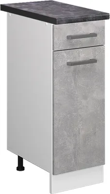 Image de Meuble cuisine Vicco R-Line Béton 30cm , PT Anthracite, Model 46295