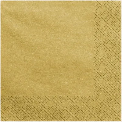 Obrázek produktu pro UBROUSKY zlaté 33x33 cm, 20 ks