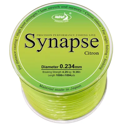 Produktbild von Katran Synapse Citron Monofilament 0,37mm 1000m