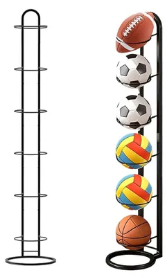 Obrázok produktu pre Vertikálny stojan na basketbalové vybavenie s 6 úrovňami