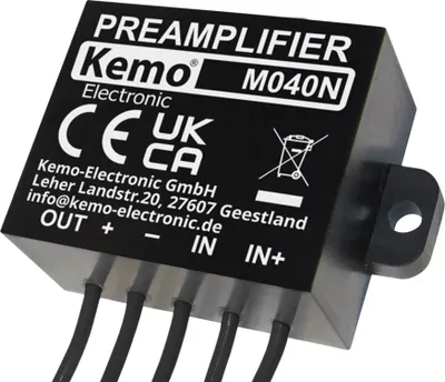 Immagine prodotto di Modulo preamplificatore 9-24 V Kemo M040N