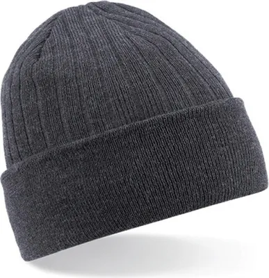 Image de Beechfield B447 | Bonnet Thinsulate Bonnet d'hiver - Couleur : Dark Graphite - Taille : One Size