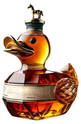 Produktbild von Whiskyflasche in Entenform, 100 ml Fassungsvermögen, kunstvolle Dekoration für Bar, Zuhause oder Büro