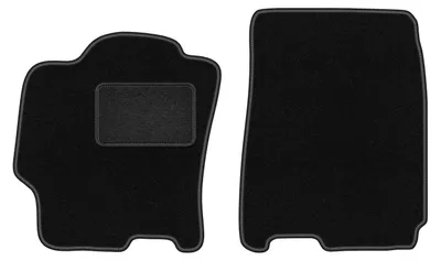 Immagine prodotto di Wielganizator tappetini auto velours anteriori adatto per Mazda 323 BJ (1998-2003, berlina, hatchback, station wagon, kombi) neri, set 2 pz, con fissaggi