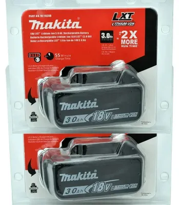 Produktbild von Lithium-Ionen-Batterie, hohe Kapazität, kompatibel mit 18V Elektrowerkzeugen, Makita 18V 3.0AhX2