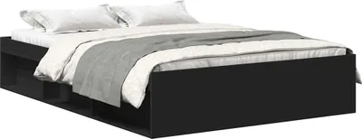 Obrázek produktu pro vidaXL Rám postele černý 120x200 cm