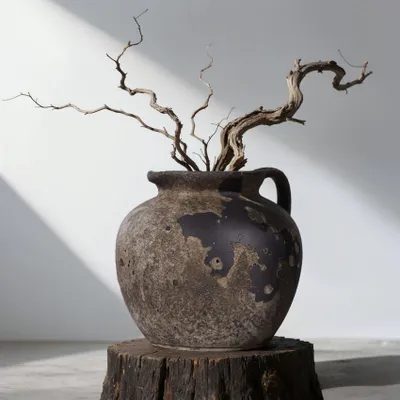 Image de Vase en céramique, 20 cm, idéal pour le salon