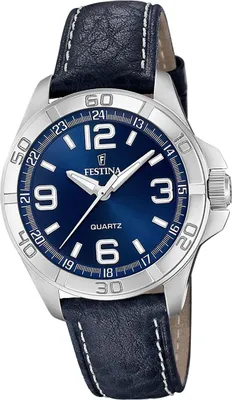 Immagine prodotto di Festina orologio da polso classico da uomo in pelle blu D2UF20444/2