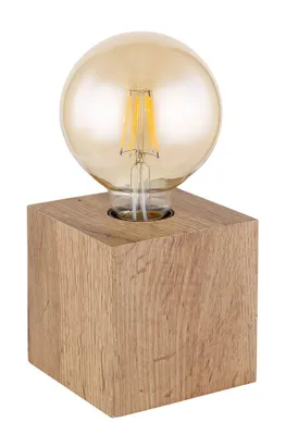 Image de Globo Lampe de table Erna marron 10 x 10 cm E27, max. 60 W