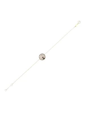 Produktbild von MIAMAR 1144092 Damen Armband Sterling-Silber 925 Gold 18,5 cm
