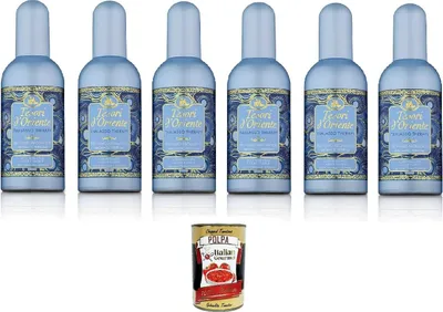 Produktbild von Tesori D'oriente Thalasso Therapy 100ml, Meeresduft, Noten von Bergamotte, Lavendel, Patchouli und weißem Moschus 6x100ml + Italian Gourmet polpa 400gr
