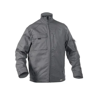 Produktbild von DASSY® Tulsa Canvas Arbeitsjacke ZEMENTGRAU Gr.XL Länge: STANDARD