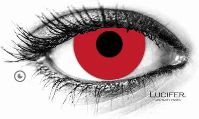 Obrázok produktu pre Lucifer® Bloody Red farebné nedioptrické kontaktné šošovky