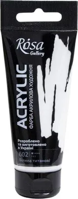 Produktbild von Rosa Gallery Acrylfarbe Titanium White (602) 60 ml 1 stk