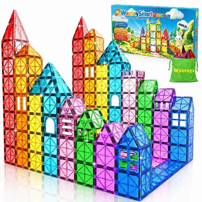 Obrázok produktu pre Magnetické stavebné kocky, hračka pre chlapcov a dievčatá, vhodné od 3 rokov