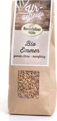 Produktbild von Emmer Urgetreide keimfähig 500g - 8er Vorteilspack von Rosenfellner Mühle