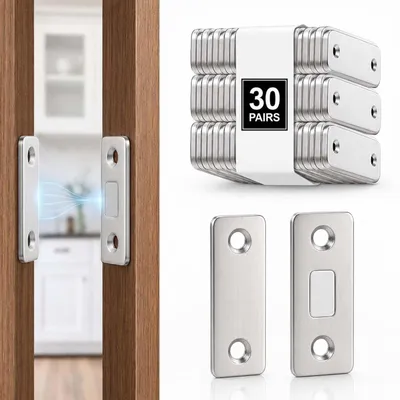 Produktbild von 30 Türschließmagnete für Möbel, stark und selbstklebend