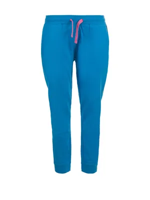 Produktbild von Blaue Damen Sporthose aus 97% Baumwolle und 3% Viskose